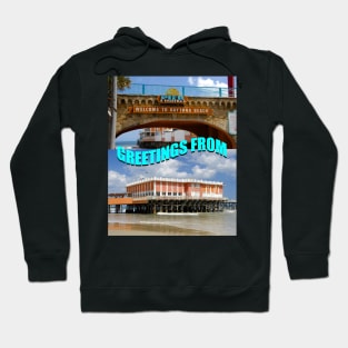 Daytona Beach Florida custom postcard A Hoodie